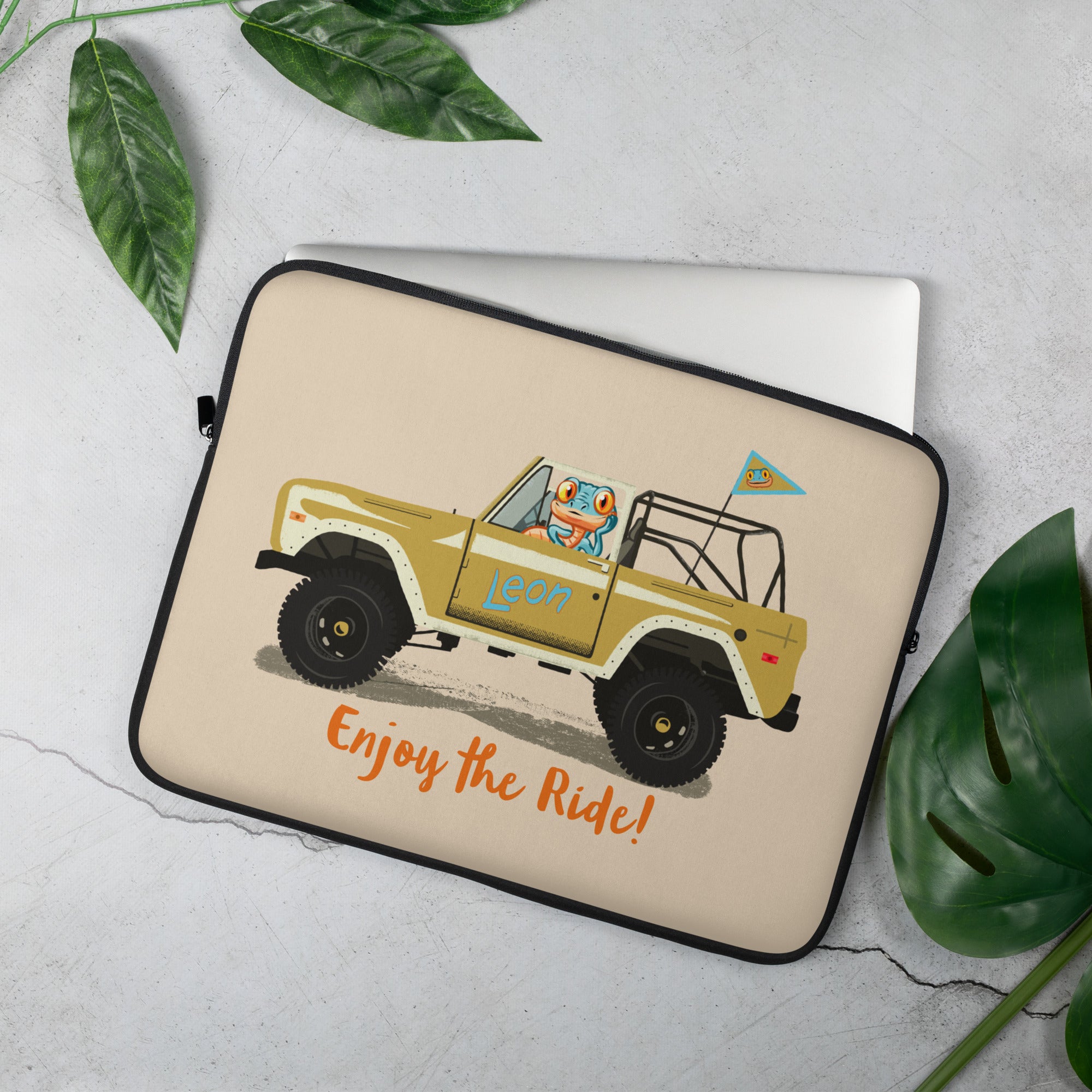 Enjoy the Ride Laptop Sleeve – Lounge Lizard Tees